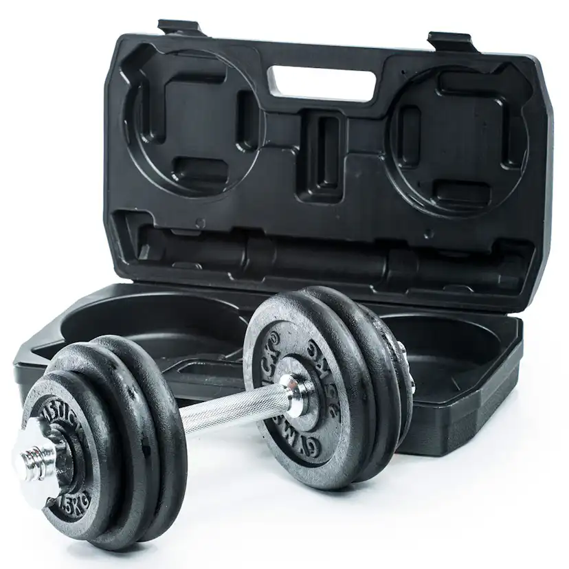 Hantel Gymstick Adjustable Dumbbell Set Ställbar 15 kg